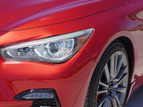 Used 2020 INFINITI Q50 Red Sport 400 w/ Cargo Package RWD image 2