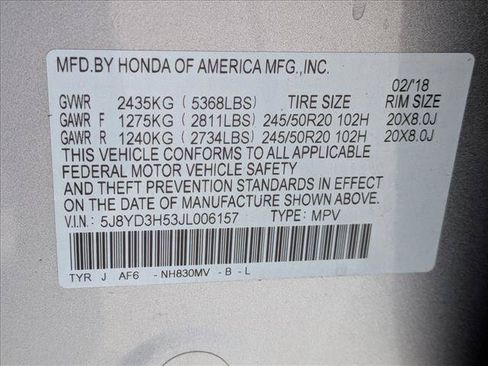 Used 2018 Acura MDX FWD w/ Technology Package image 27