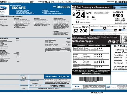 Used 2013 Ford Escape SEL AWD/4WD image 8