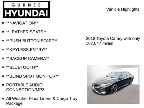 Used 2018 Toyota Camry XSE image 7
