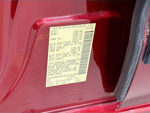 Used 2015 Nissan Xterra PRO-4X w/ Pro-4x Leather Package image 19