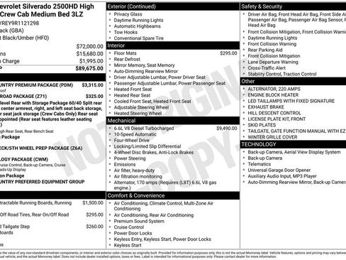 Used 2024 Chevrolet Silverado 2500 High Country w/ High Country Premium Package AWD/4WD image 58