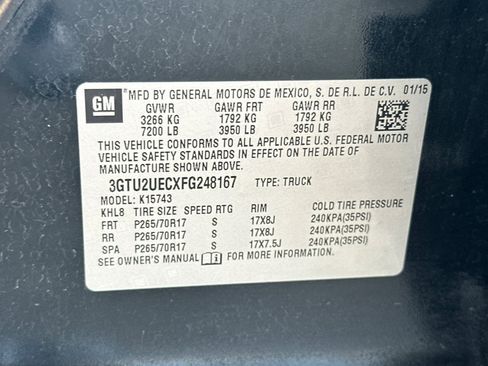 Used 2015 GMC Sierra 1500 SLE w/ SLE Value Package image 53