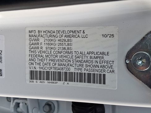 New 2025 Honda Accord Sport image 10