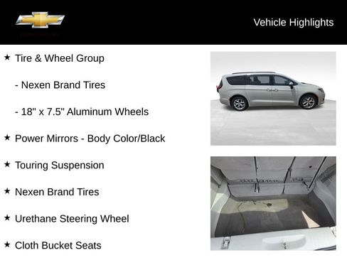 Used 2017 Chrysler Pacifica Touring Plus w/ Tire & Wheel Group FWD image 18