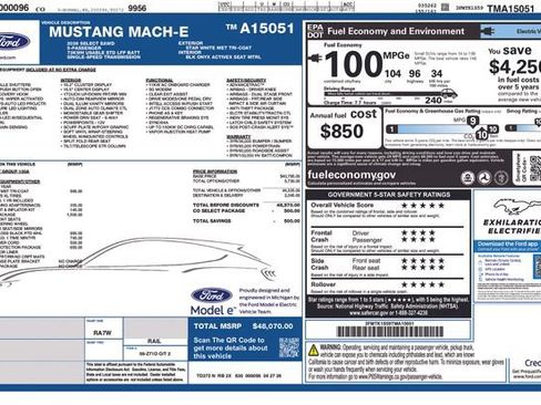 New 2026 Ford Mustang Mach-E Select w/ Comfort Package Lite AWD/4WD image 30