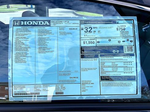 Used 2026 Honda Accord LX image 22