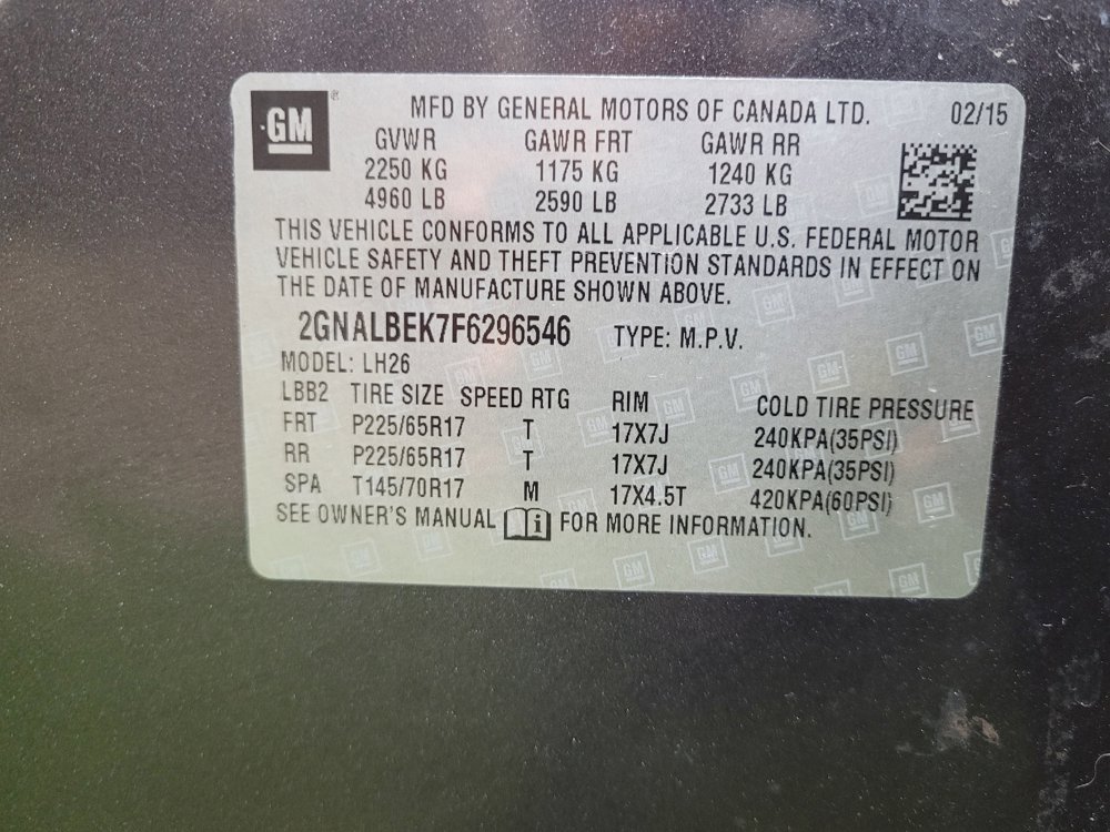 Used 2015 Chevrolet Equinox LT w/ Driver Convenience Package FWD image 33