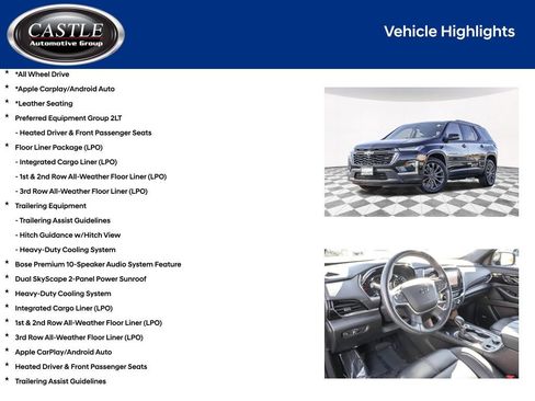 Used 2023 Chevrolet Traverse RS w/ LPO, Floor Liner Package image 4