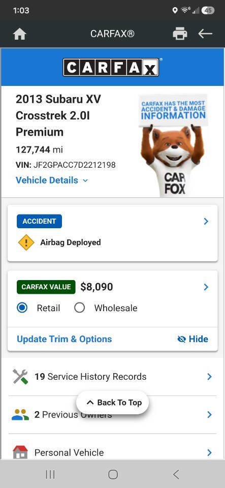 Used 2013 Subaru Crosstrek 2.0i Premium AWD/4WD image 51