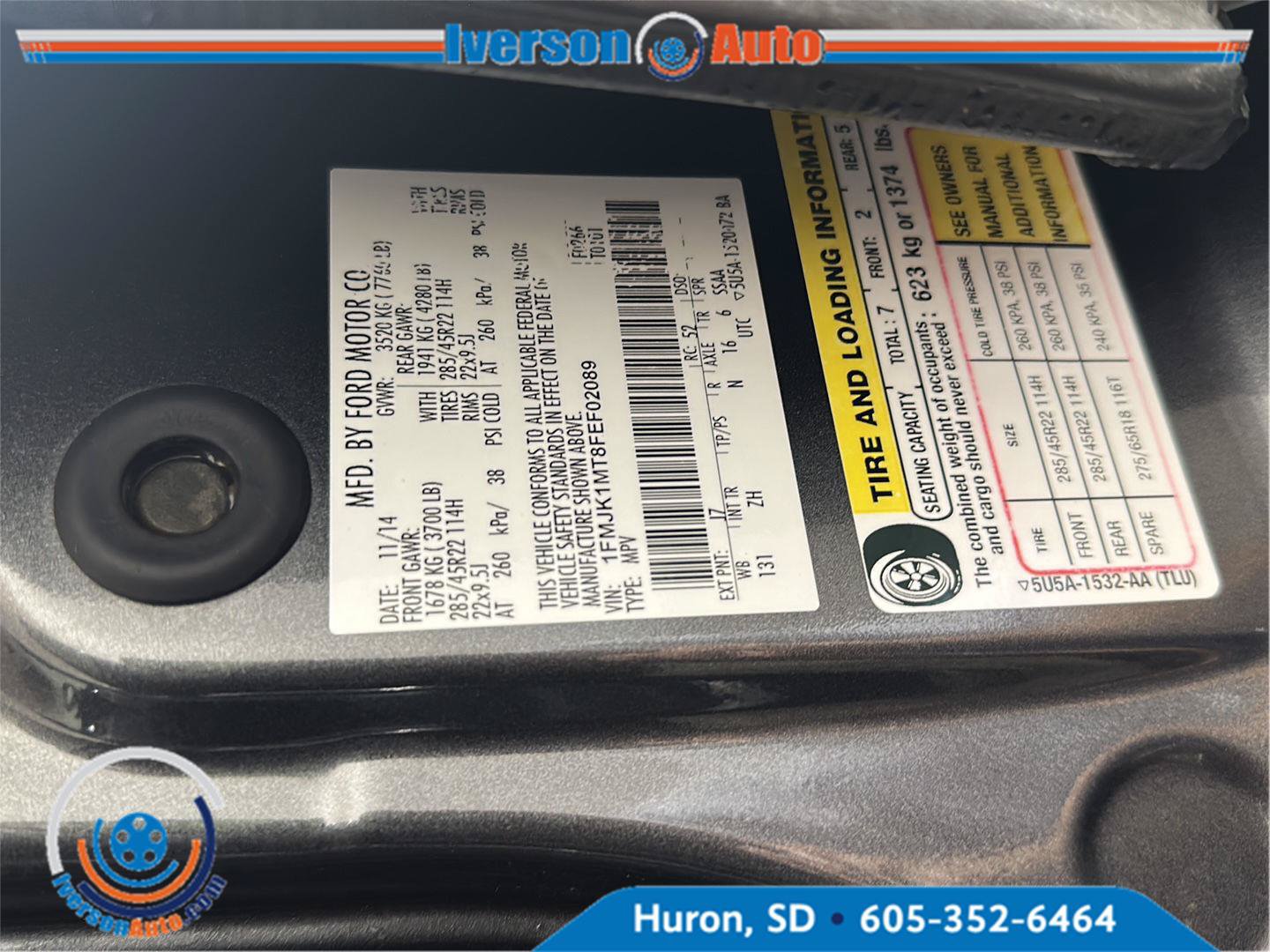 Used 2015 Ford Expedition EL Platinum AWD/4WD image 12