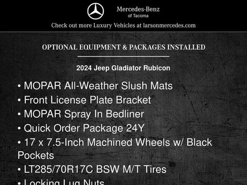 Used 2024 Jeep Gladiator Rubicon AWD/4WD image 5