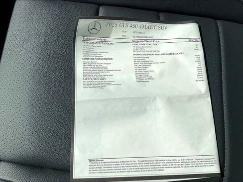 New 2025 Mercedes-Benz GLS 450 4MATIC image 14