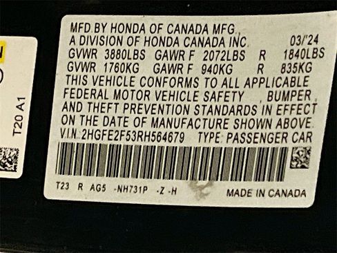 Used 2024 Honda Civic Sport image 29