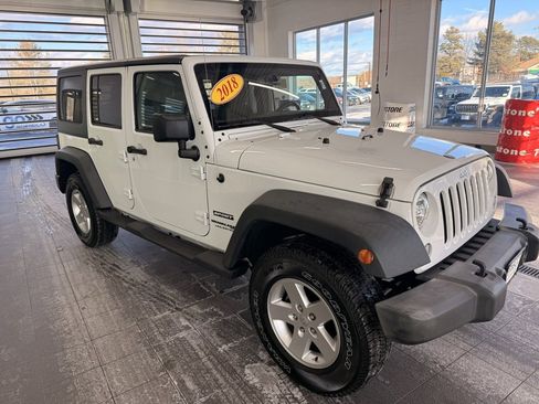 Certified 2018 Jeep Wrangler Unlimited Sport S image 1