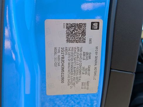 Used 2021 Chevrolet Corvette Stingray Preferred Cpe w/ Z51 Performance Package image 25