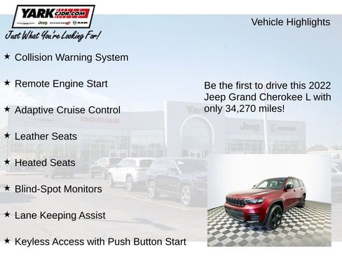 Certified 2022 Jeep Grand Cherokee L Laredo image 13