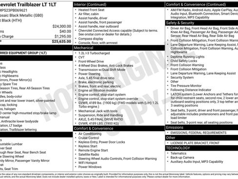 Used 2023 Chevrolet TrailBlazer LT image 4