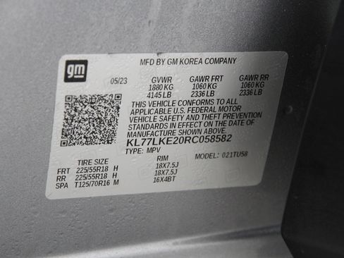 Certified 2024 Chevrolet Trax ACTIV w/ Sunroof Package image 21