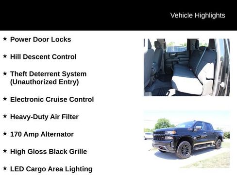 Used 2021 Chevrolet Silverado 1500 Custom Trail Boss AWD/4WD image 12