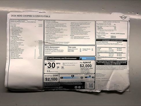 New 2026 MINI Cooper S image 12