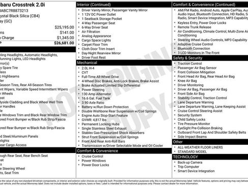 Used 2024 Subaru Crosstrek 2.0i image 38
