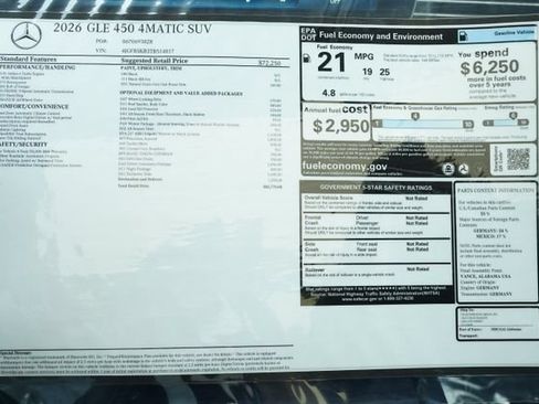 New 2026 Mercedes-Benz GLE 450 4MATIC image 30