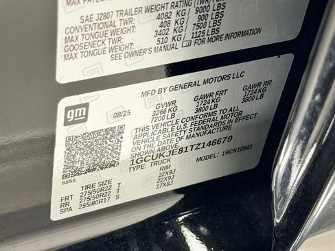 Certified 2026 Chevrolet Silverado 1500 High Country w/ High Country Premium Package AWD/4WD image 26