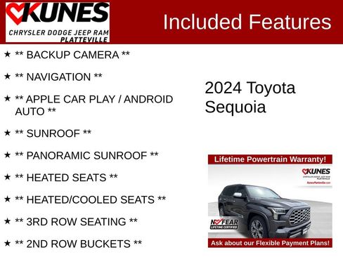 Used 2024 Toyota Sequoia Capstone AWD/4WD image 2