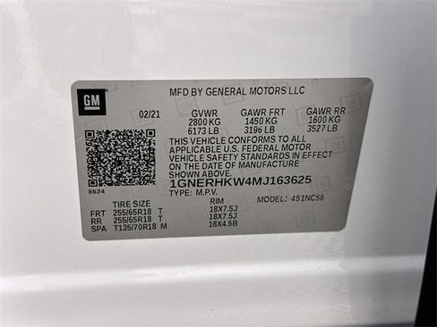 Used 2021 Chevrolet Traverse LT image 34