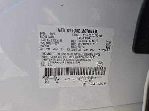 Used 2018 Ford Edge Sport w/ Technology Package AWD/4WD image 42