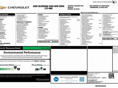 New 2026 Chevrolet Silverado 3500 LTZ w/ LTZ Plus Package