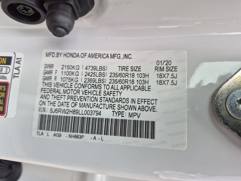 Certified 2020 Honda CR-V EX-L image 37