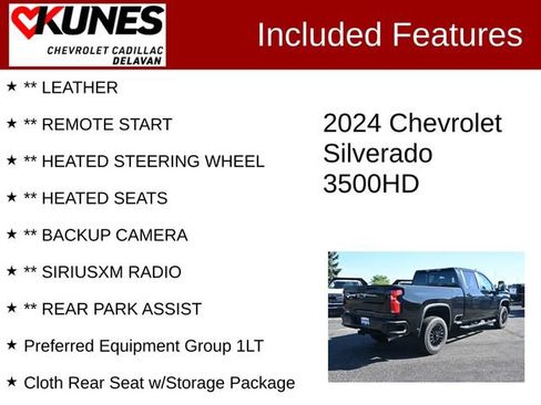 Used 2024 Chevrolet Silverado 3500 LT w/ Midnight Edition AWD/4WD image 3