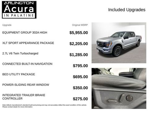 Used 2022 Ford F150 XLT w/ Equipment Group 302A High image 4