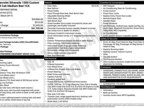 Used 2021 Chevrolet Silverado 1500 Custom image 4