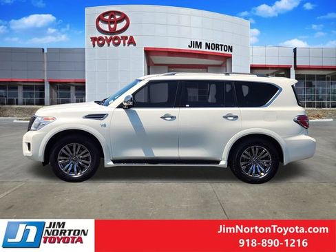Used 2019 Nissan Armada Platinum w/ Captain's Chairs Package AWD/4WD image 5