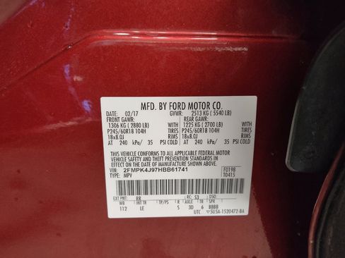 Used 2017 Ford Edge SEL w/ Equipment Group 201A AWD/4WD image 33
