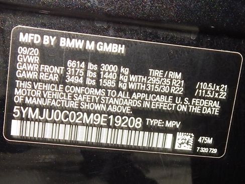 Used 2021 BMW X5 M w/ Executive Package AWD/4WD image 10