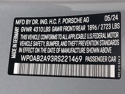 Certified 2024 Porsche 911 Carrera S RWD image 37