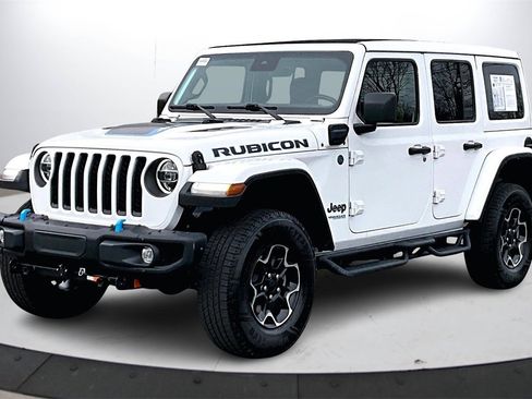 Used 2021 Jeep Wrangler Unlimited Rubicon 4xe w/ Steel Bumper Group image 4