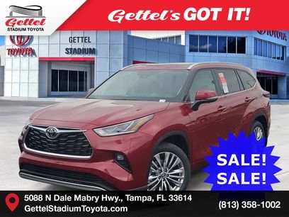New 2026 Toyota Highlander Platinum