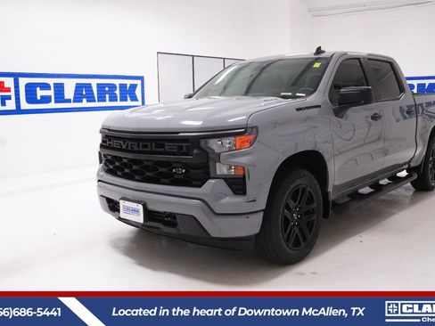 Used 2024 Chevrolet Silverado 1500 Custom w/ Turbomax Blackout Package AWD/4WD image 1