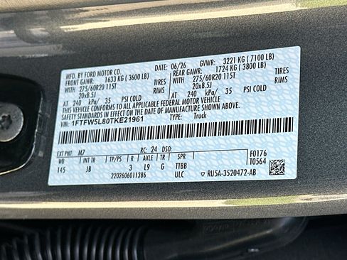 New 2026 Ford F150 Lariat AWD/4WD image 21