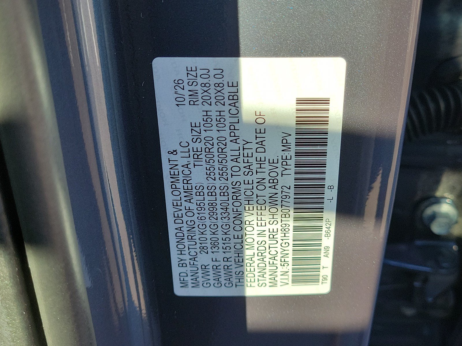 New 2026 Honda Pilot Elite image 34