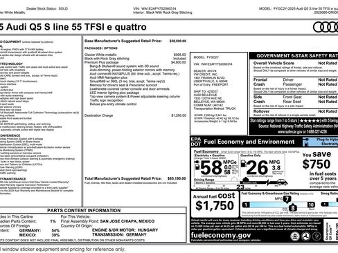 Used 2025 Audi Q5 e Premium Plus w/ Premium Plus Package image 3