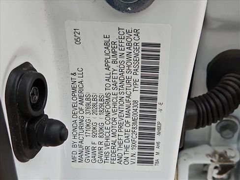 Used 2021 Honda Civic Sport image 24