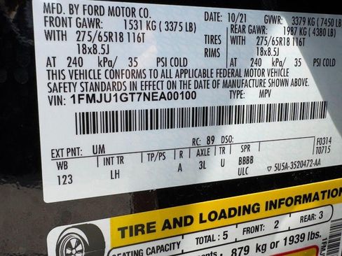 Used 2022 Ford Expedition XL AWD/4WD image 24