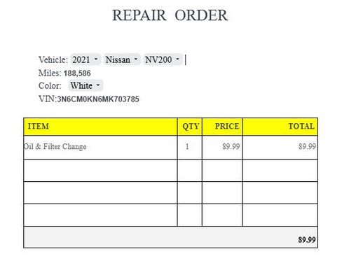 Used 2021 Nissan NV200 SV w/ Back Door Glass Package image 11