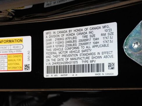 Certified 2024 Honda CR-V LX image 28